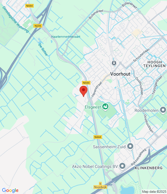 Google maps afbeelding voor Voorhout
