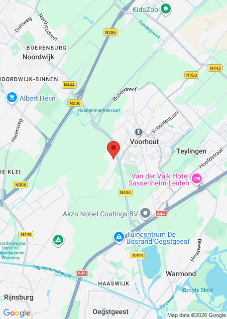 Google maps afbeelding voor Voorhout